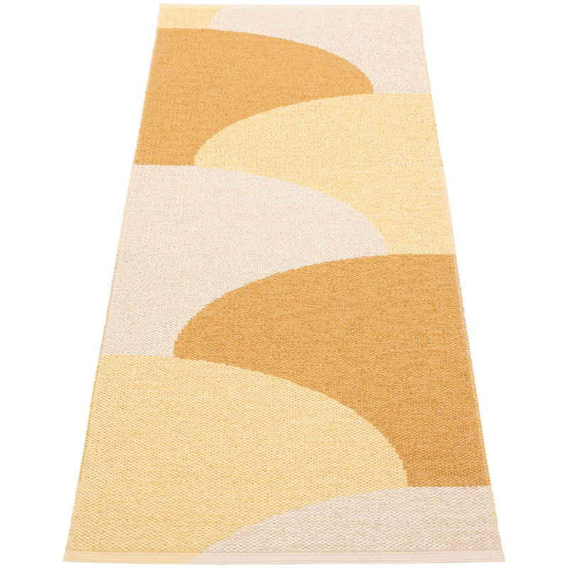 Hill Matto 70x180 cm, Ochre / Pale Yellow / Cream