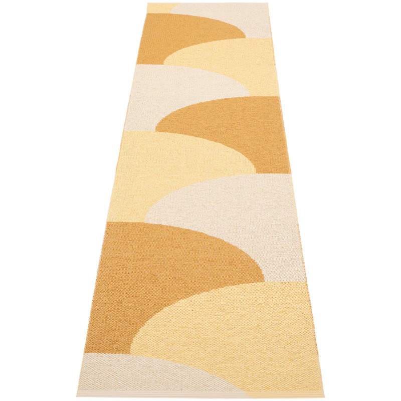 Hill Matto 70x270 cm, Ochre / Pale Yellow / Cream