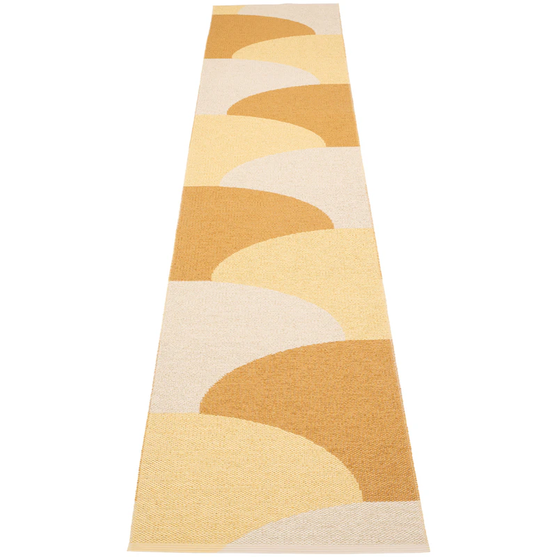 Hill Matto 70x360 cm, Ochre / Pale Yellow / Cream