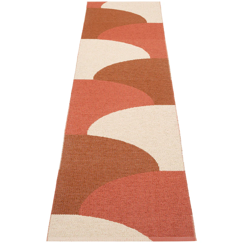 Hill Matto 70x270 cm, Brick / Rust / Cream