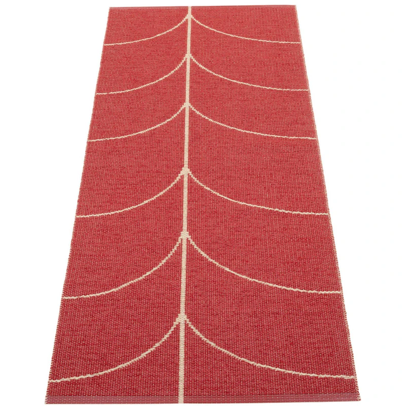 Leif Muovimatto Berry / Beige, 70x180 cm
