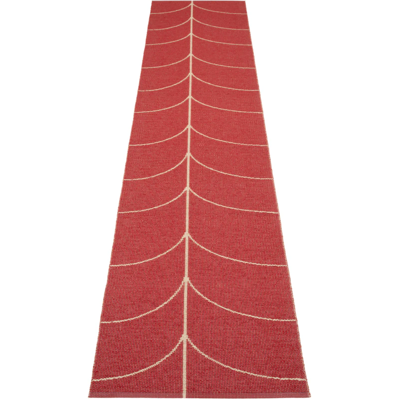 Leif Muovimatto Berry / Beige, 70x360 cm