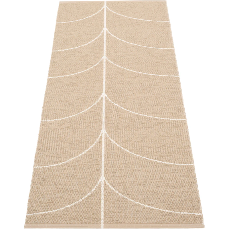 Leif Muovimatto Light Nougat / Vanilla, 70x180 cm