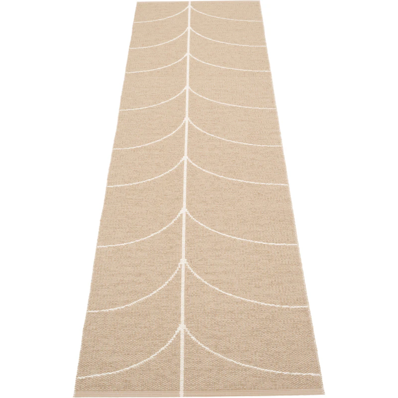 Leif Muovimatto Light Nougat / Vanilla, 70x270 cm