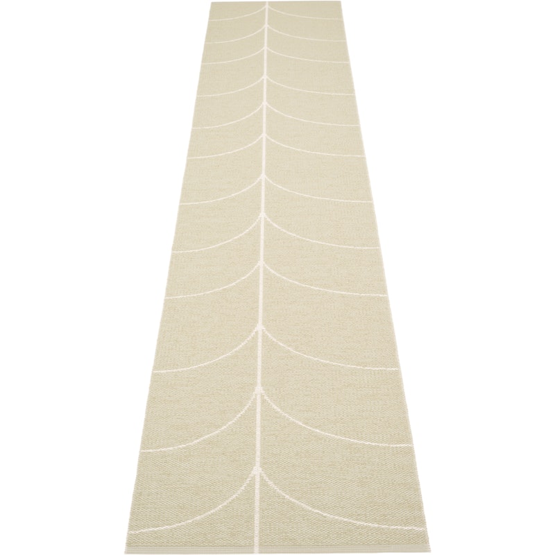 Leif Muovimatto Seagrass / Vanilla, 70x360 cm