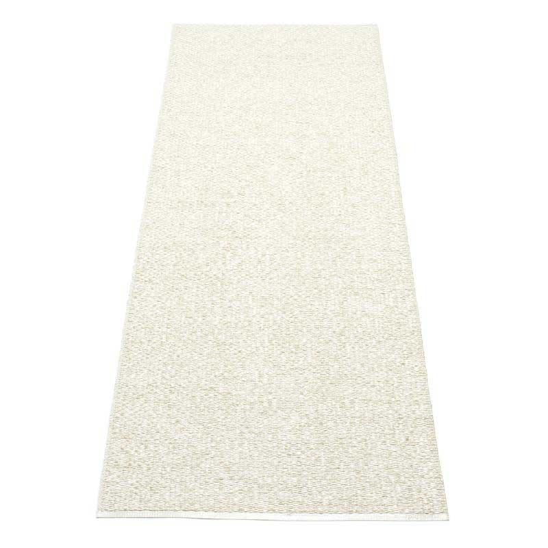 Svea Matto 70x240 cm, Metallic Champagne/Vanilla