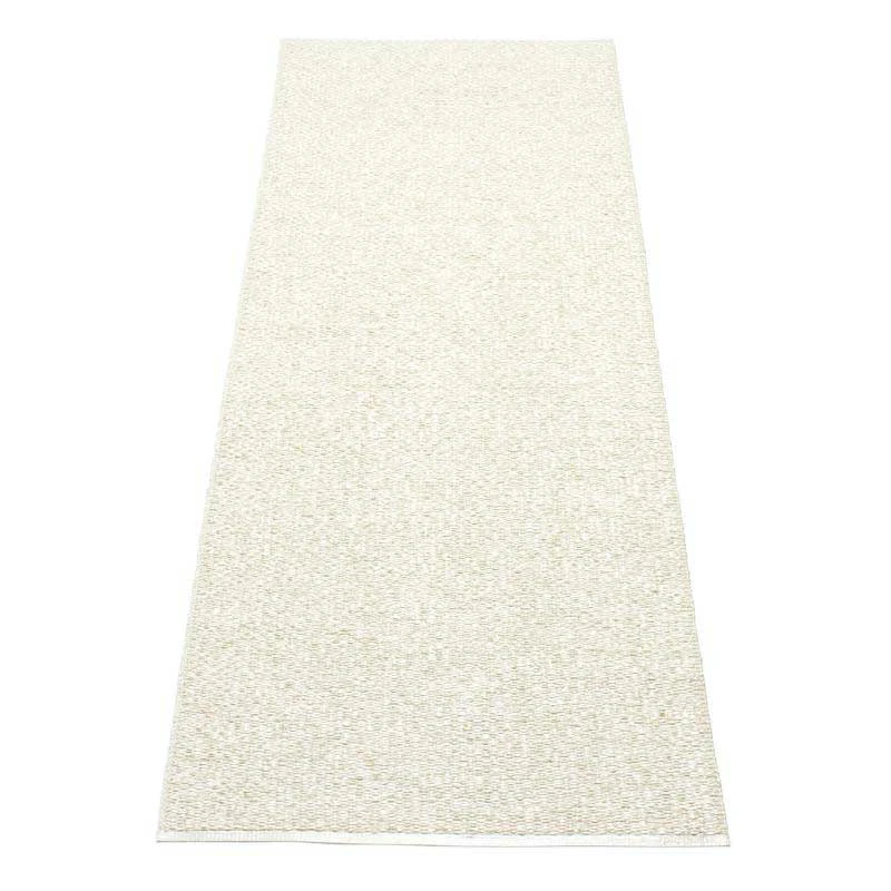 Svea Matto 70x240 cm, Vanilla/Beige Metallic