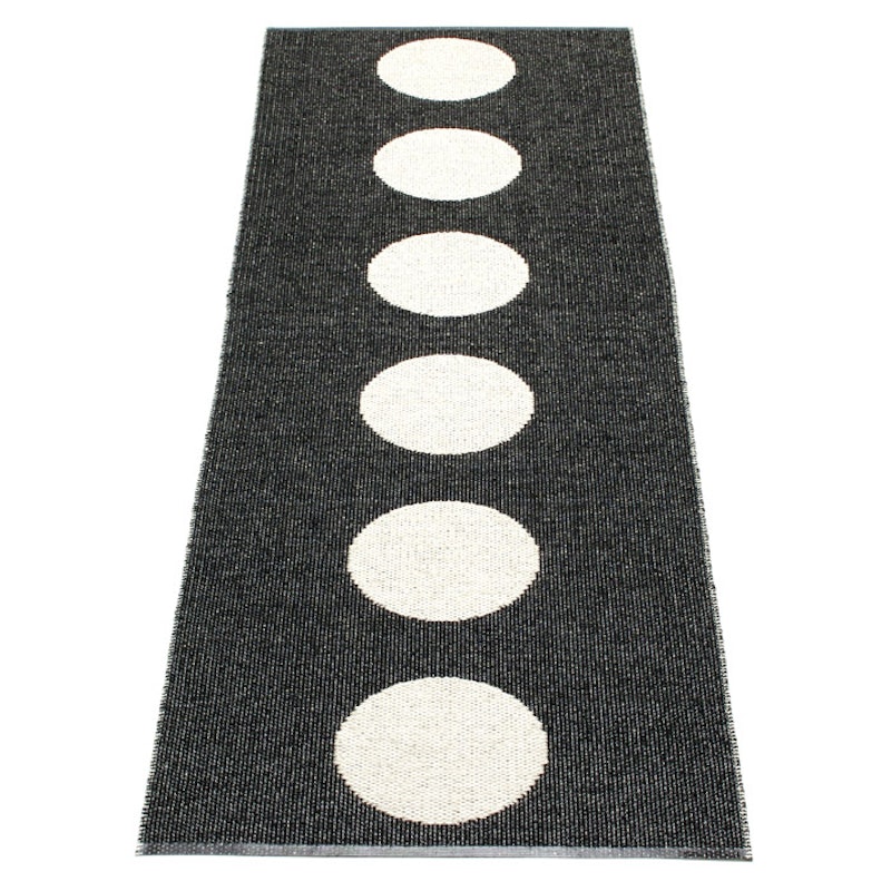 Vera Matto Musta / Vanilla, 70x375 cm