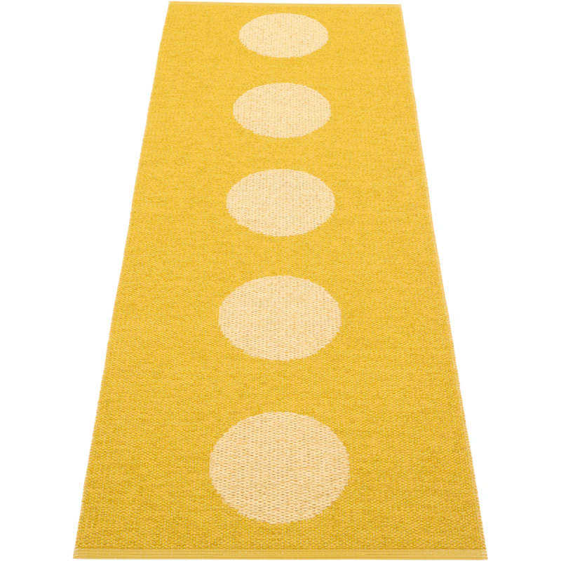 Vera Pop Matto 70x280 cm, Mustard / Pale Yellow