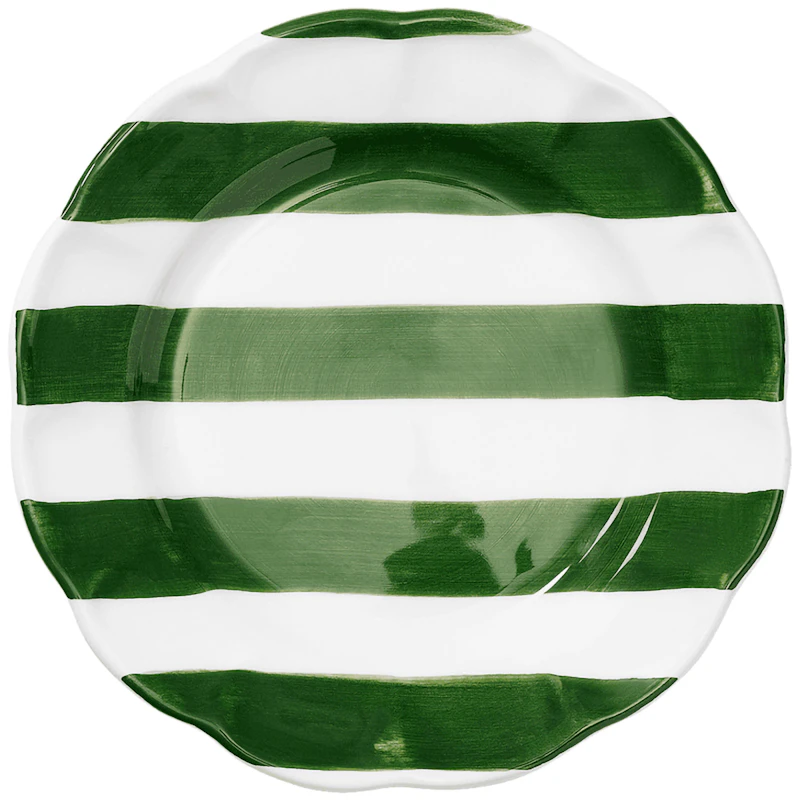 Stripe Sivulautanen 22 cm, Vihreä