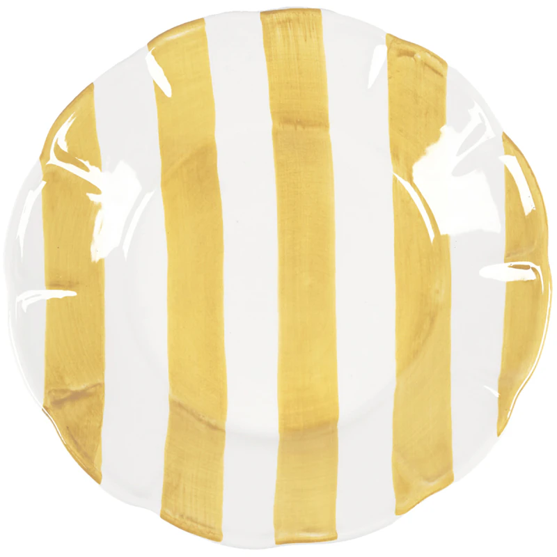 Stripe Sivulautanen 22 cm, Keltainen