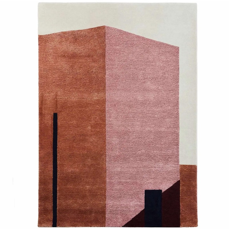 Arqui 1 Matto 200x300 cm, Punainen/Peach