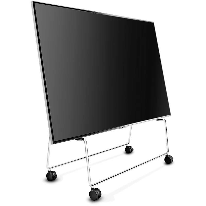 Carry Tv-Taso Huonekalupyörillä, Brushed Steel