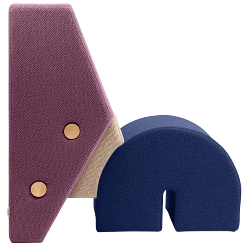 Keystone Lepotuoli Fig Purple / Luonnonvalkoinen / Navy Blue