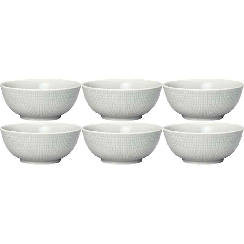 Swedish Grace Kulho 60 cl 6 kpl:n pakkaus, Fog (Light Grey)