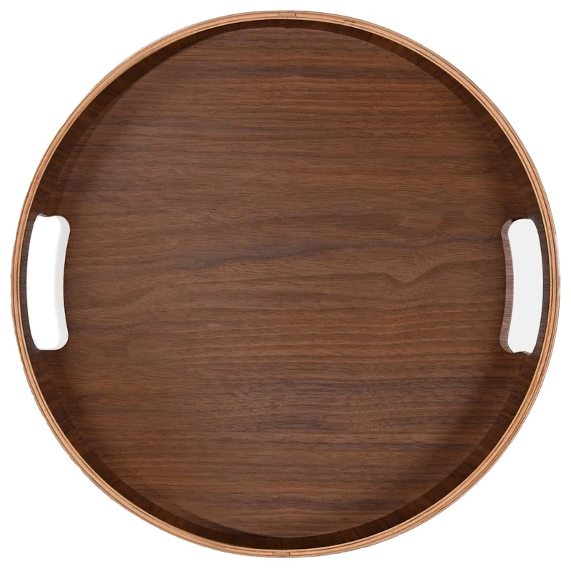 Hanna Tarjotin Ø35 cm, Tummanruskea