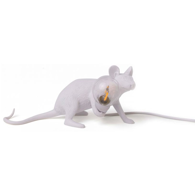 Mouse Lamp Lop Pöytävalaisin, Valkoinen