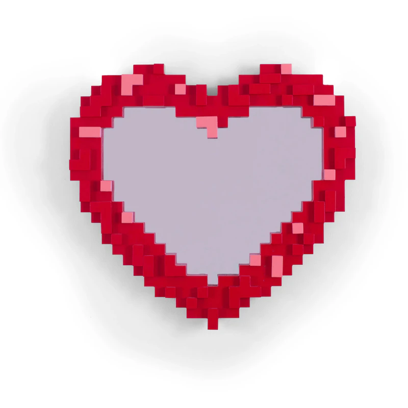 Pixel Heart Peili, Punainen