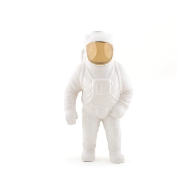 Starman Porcelain Vase, White