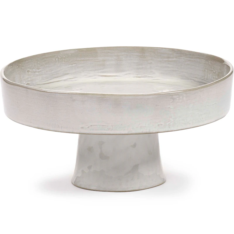 La Mère Bowl With Foot, Off-white
