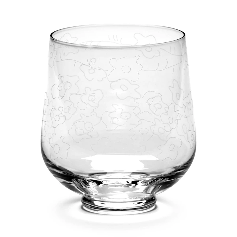 Midnight Flowers Juomalasi 45 cl, Transparent