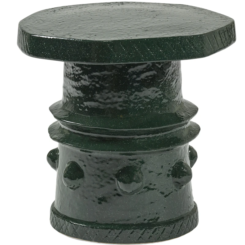 Clara Side Table, Dark Green