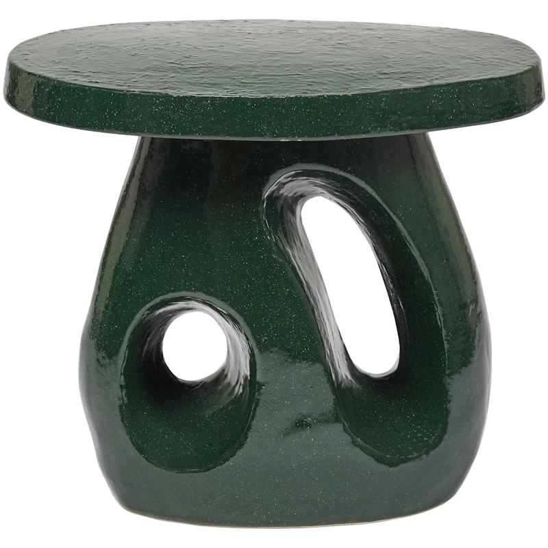 Amé Side Table, Dark Green