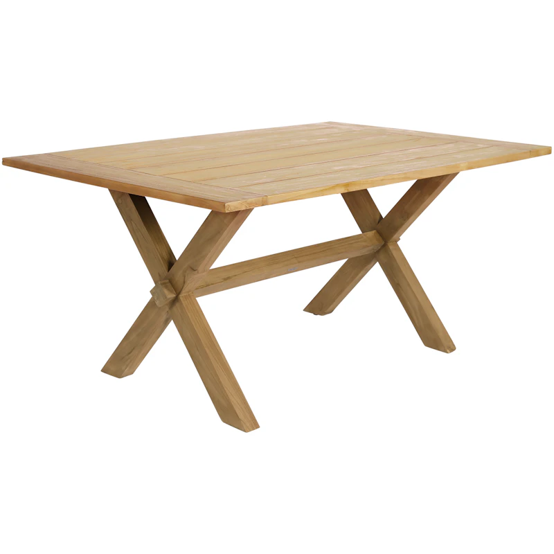 Colonial Ruokapöytä Outdoor Teak, 100x160 cm
