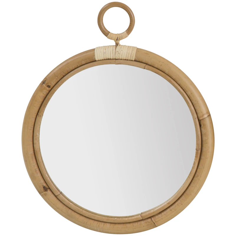 Ella Seinäpeili Rottinki Luonnollinen, Ø40 cm