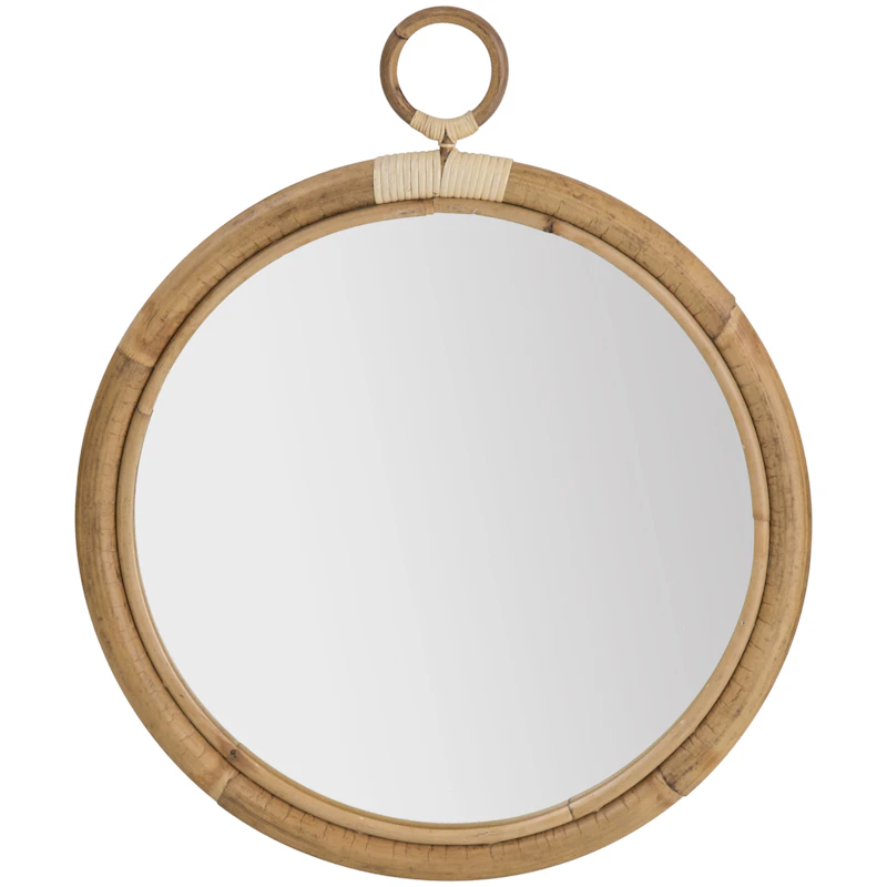 Ella Seinäpeili Rottinki Luonnollinen, Ø45 cm