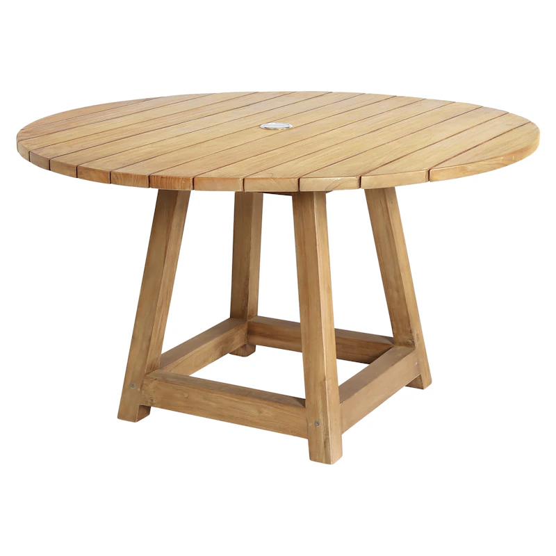 George Ruokapöytä Outdoor Teak, Ø120 cm