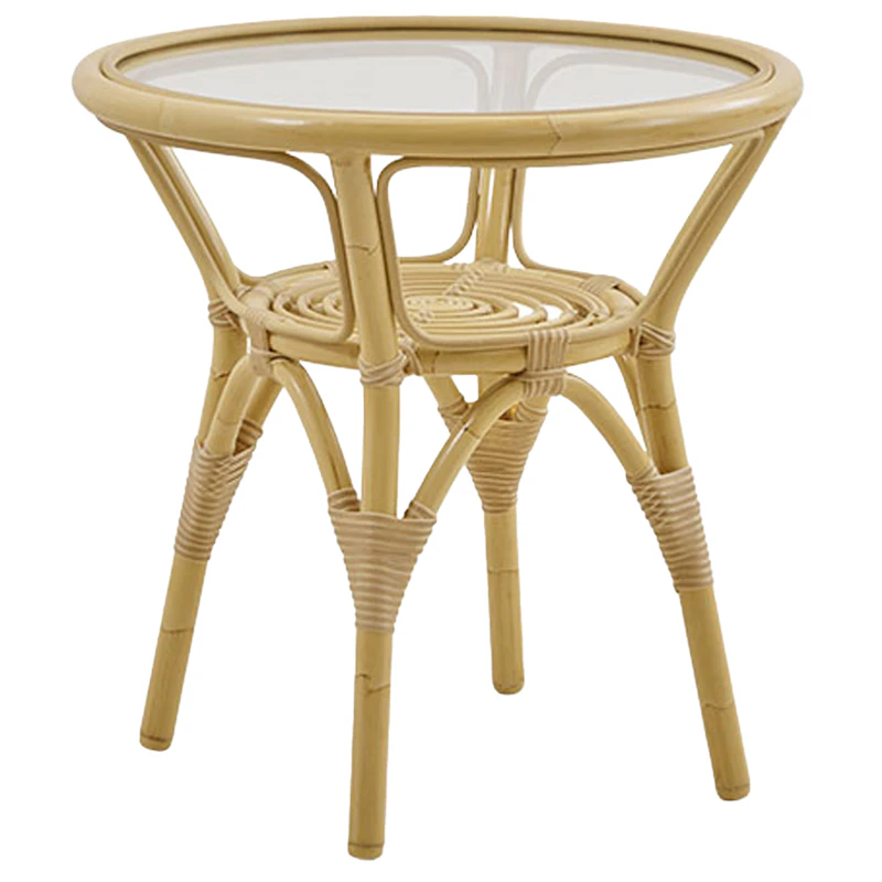 Tony Sivupöytä Outdoor Ø50 cm, Luonnollinen