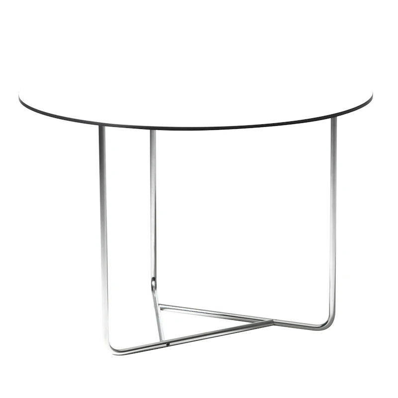 Tellus Pöytä 64cm, Valkoinen/Kromi