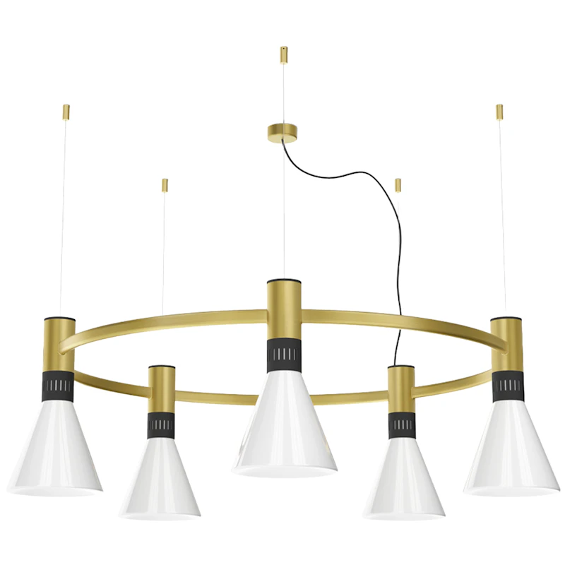 Cono Riippuvalaisin Ø120, Satin Gold
