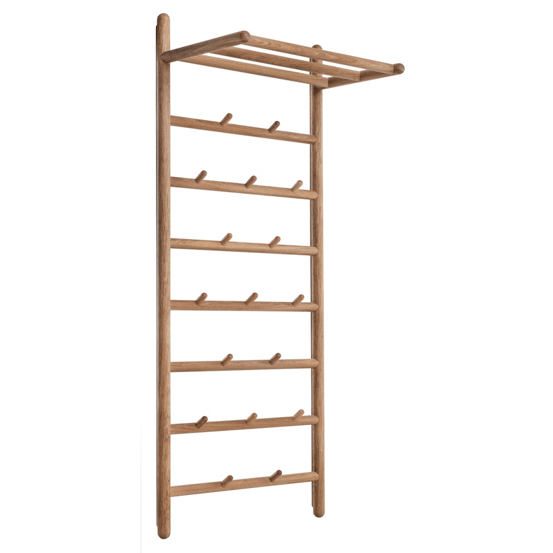 Miss Holly Wall Bars With Shelf, Oiled Oak