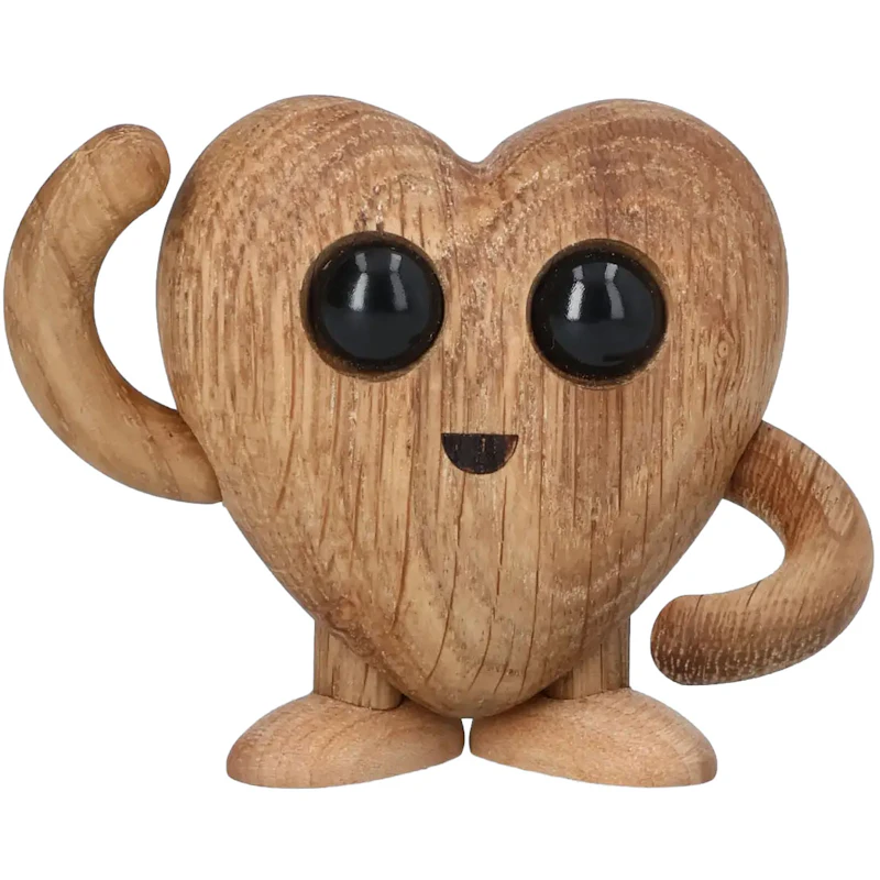 Hugo Heart Puuhahmo Sydän, 5 cm