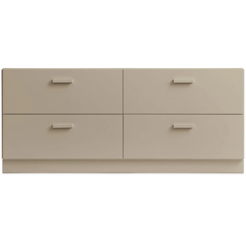 Relief Lipasto Matala Jalustalla, Beige