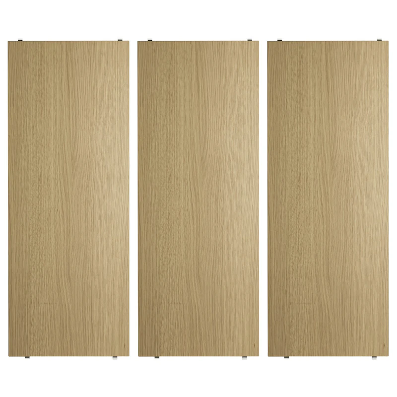 String Hyllyt 3 kpl:n pakkaus 58x30 cm, Tammi