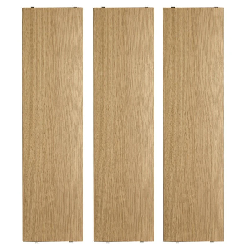 String Hyllyt 3 kpl:n pakkaus 78x20 cm, Oak