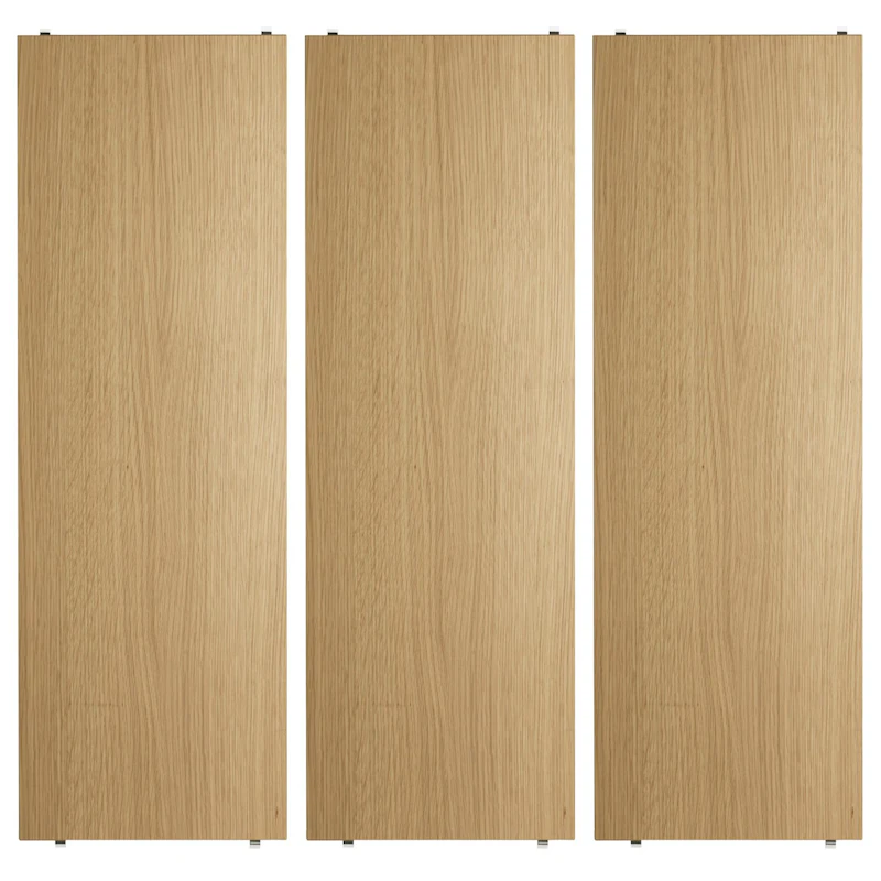 String Hyllyt 3 kpl:n pakkaus 78x30 cm, Tammi