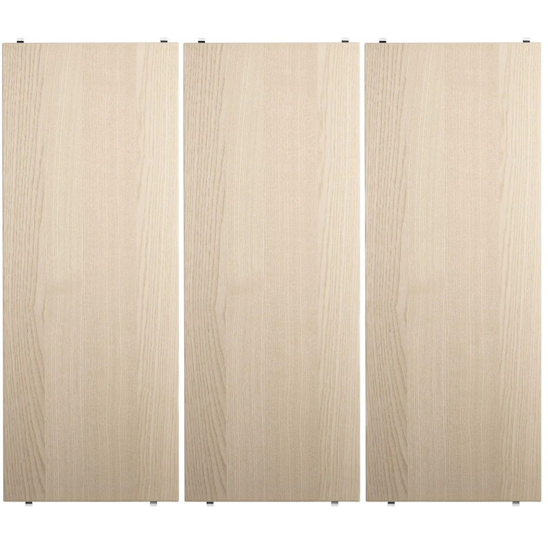 String Hyllyt 3 kpl:n pakkaus 78x20 cm, Saarninväriset