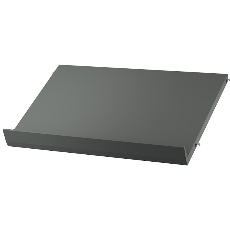 String Lehtihylly 58x30 cm, Tummanharmaa