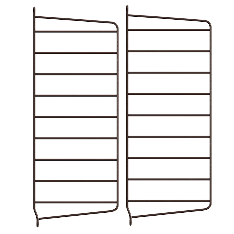 String Paneelit 20x50 cm 2 kpl:n pakkaus, Tummanruskeat