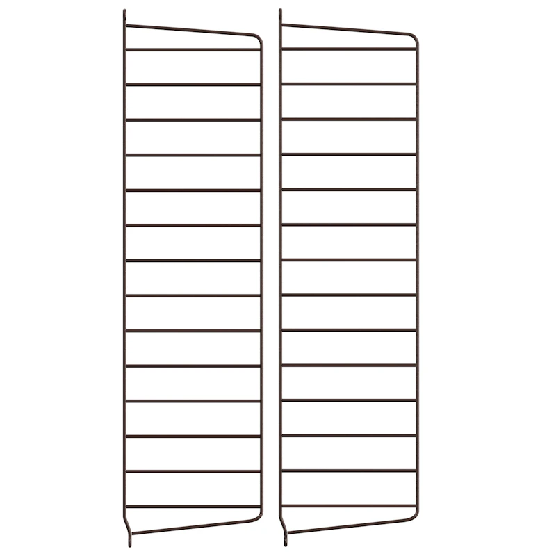 String Paneelit 20x75 cm 2 kpl:n pakkaus, Tummanruskeat