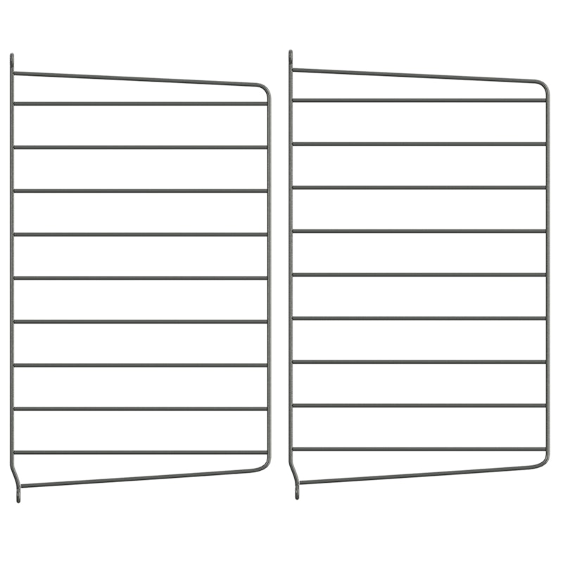 String Paneelit 30x50 cm 2 kpl:n pakkaus, Tummanharmaat