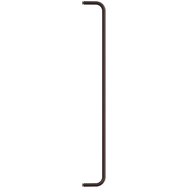 String Tanko Metallihyllylle 78 cm, Tummanruskea