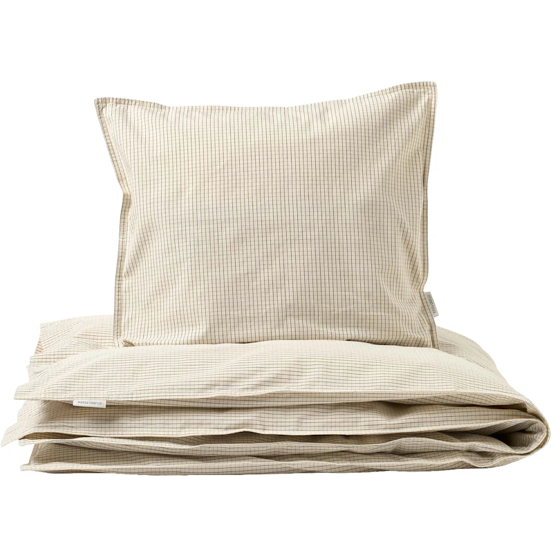 Vuodevaatteet 150x210 cm, Creme Black Plaid
