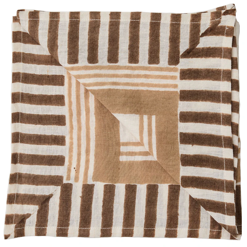 Ella Servetti 50x50 cm, Hazelnut