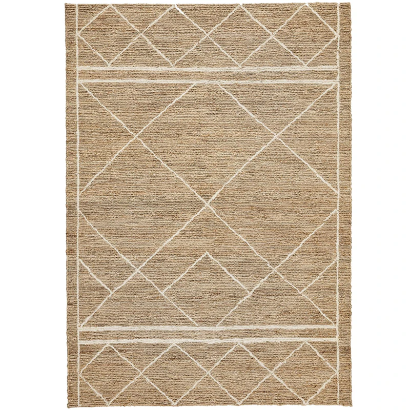 Harliquine Hamppumatto 200x300 cm, Valkoinen