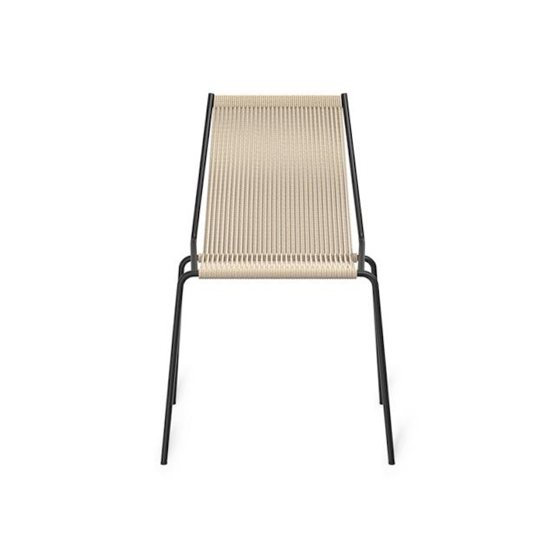 Noel Ruokatuoli Musta teräs/Pellava